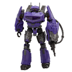 Transformers Studio Series Voyager 110 Shockwave movie-inspired deco for collectors.
