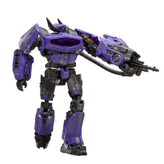 Transformers Studio Series Voyager 110 Shockwave removable backdrop scene for display.