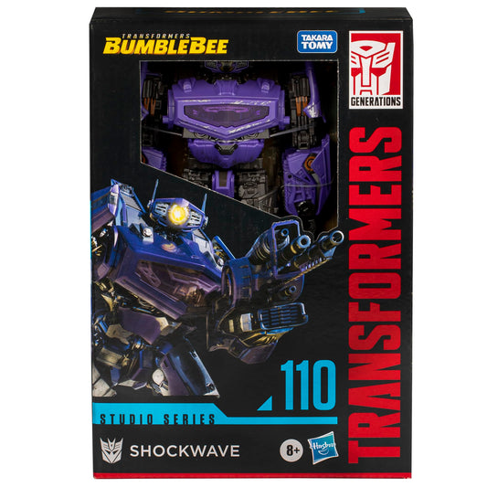Transformers Studio Series Voyager 110 Shockwave robot mode detail with poseable joints.