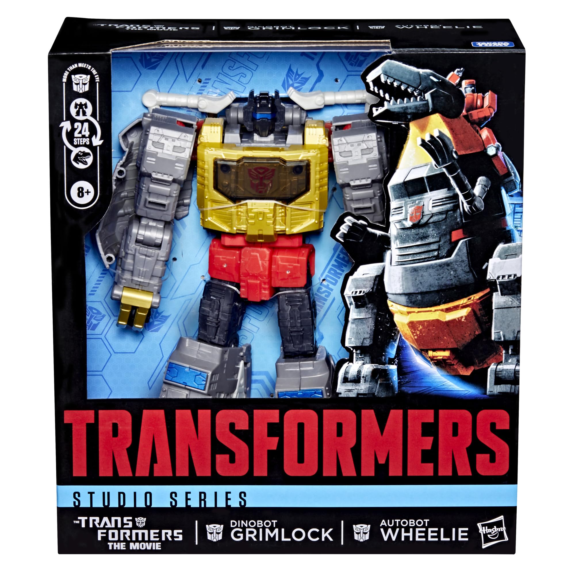 Transformers Studio Series Autobot Wheelie accessory on Grimlock.