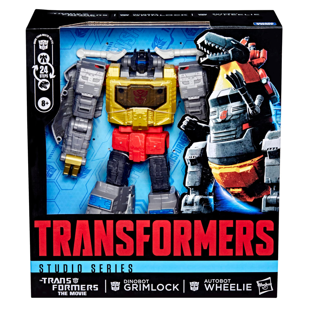 Transformers Studio Series Autobot Wheelie accessory on Grimlock.