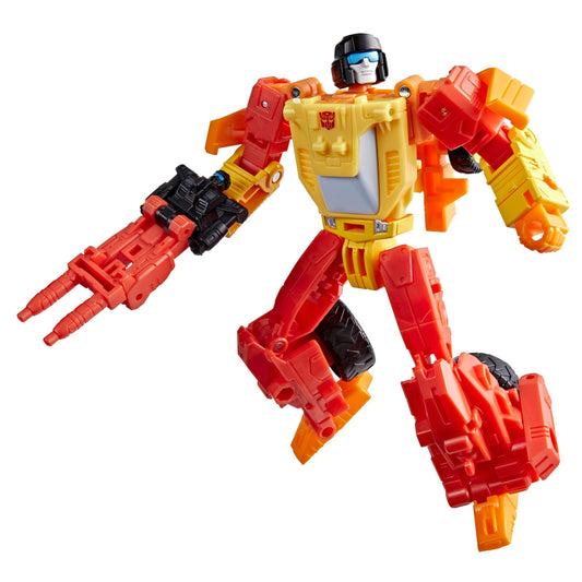 Transformers Sureshot robot mode with detailed deco ideal for display and action.