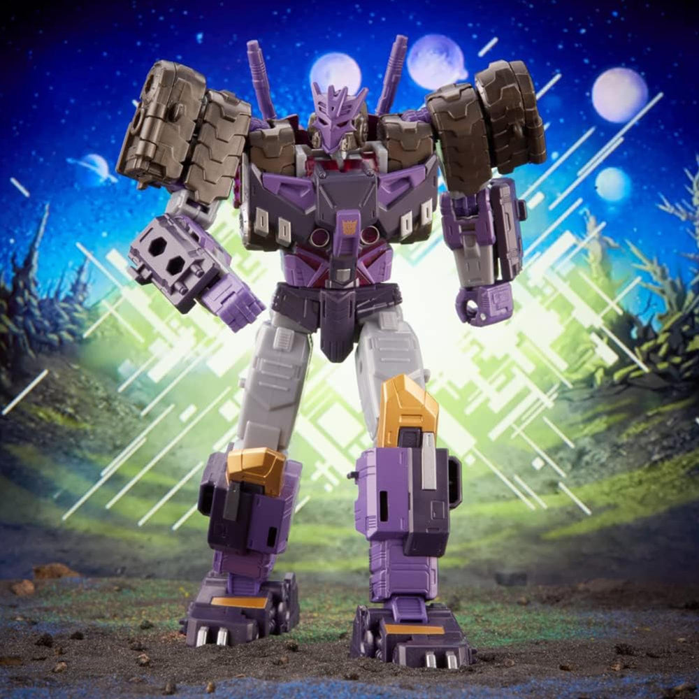 Transformers Tarn double-barrel blaster enhances accessory versatility for battles.