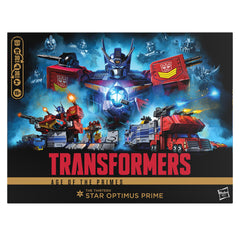 Transformers Thirteen Star Optimus Prime cannon blaster enhances action scenes.