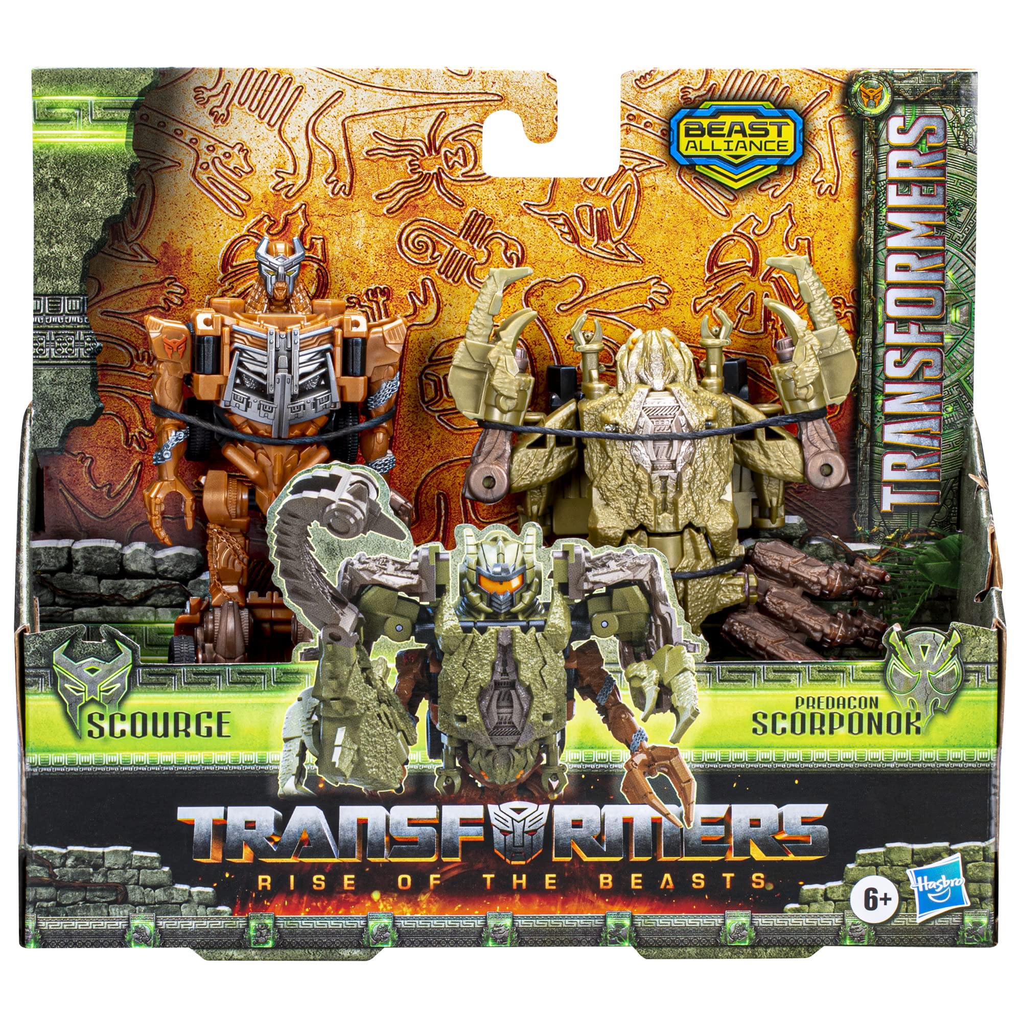 Transformers TRA MV7 BA Combiner Scourge diorama-ready packaging and presentation