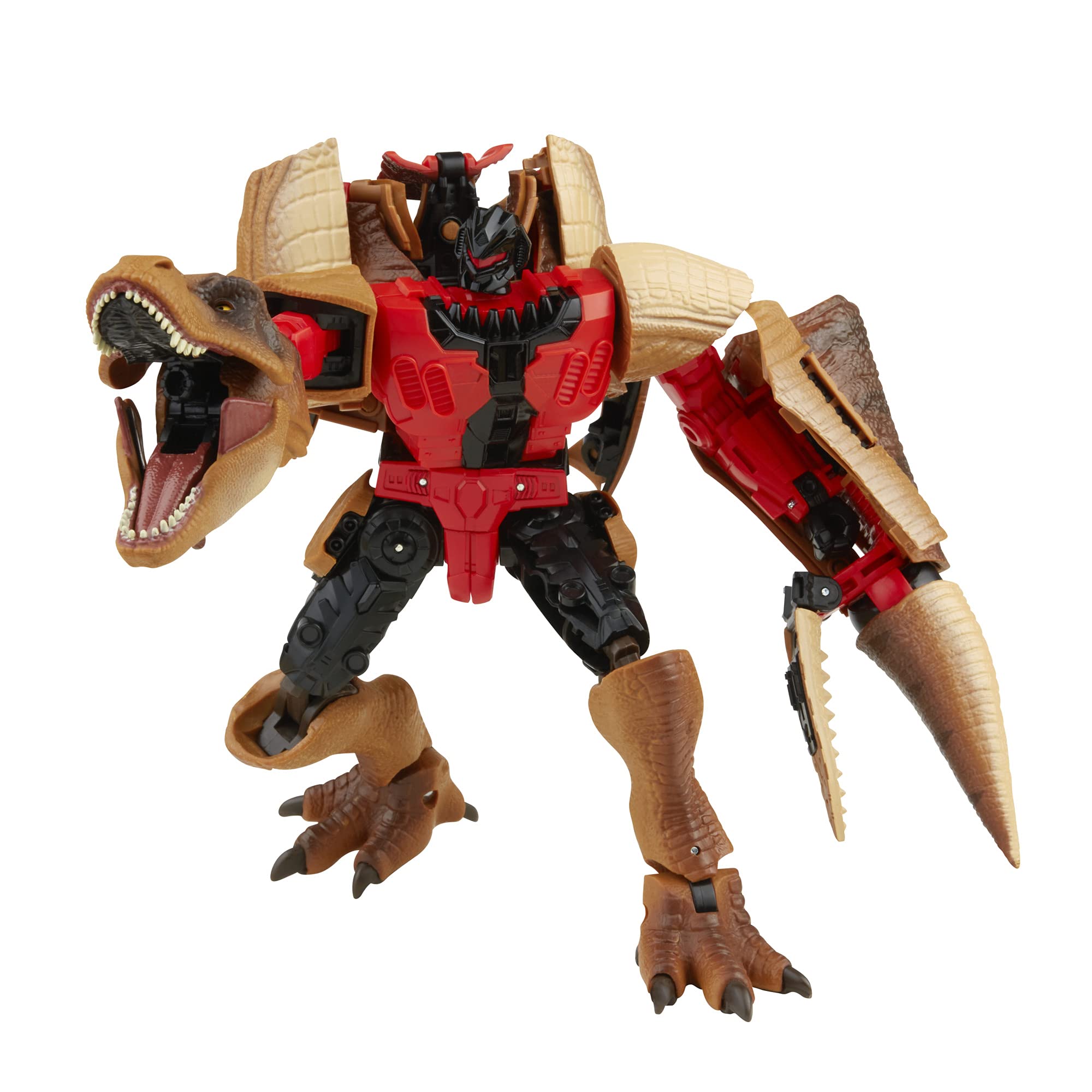 Transformers Tyrannocon Rex in a dynamic pose for dramatic display.