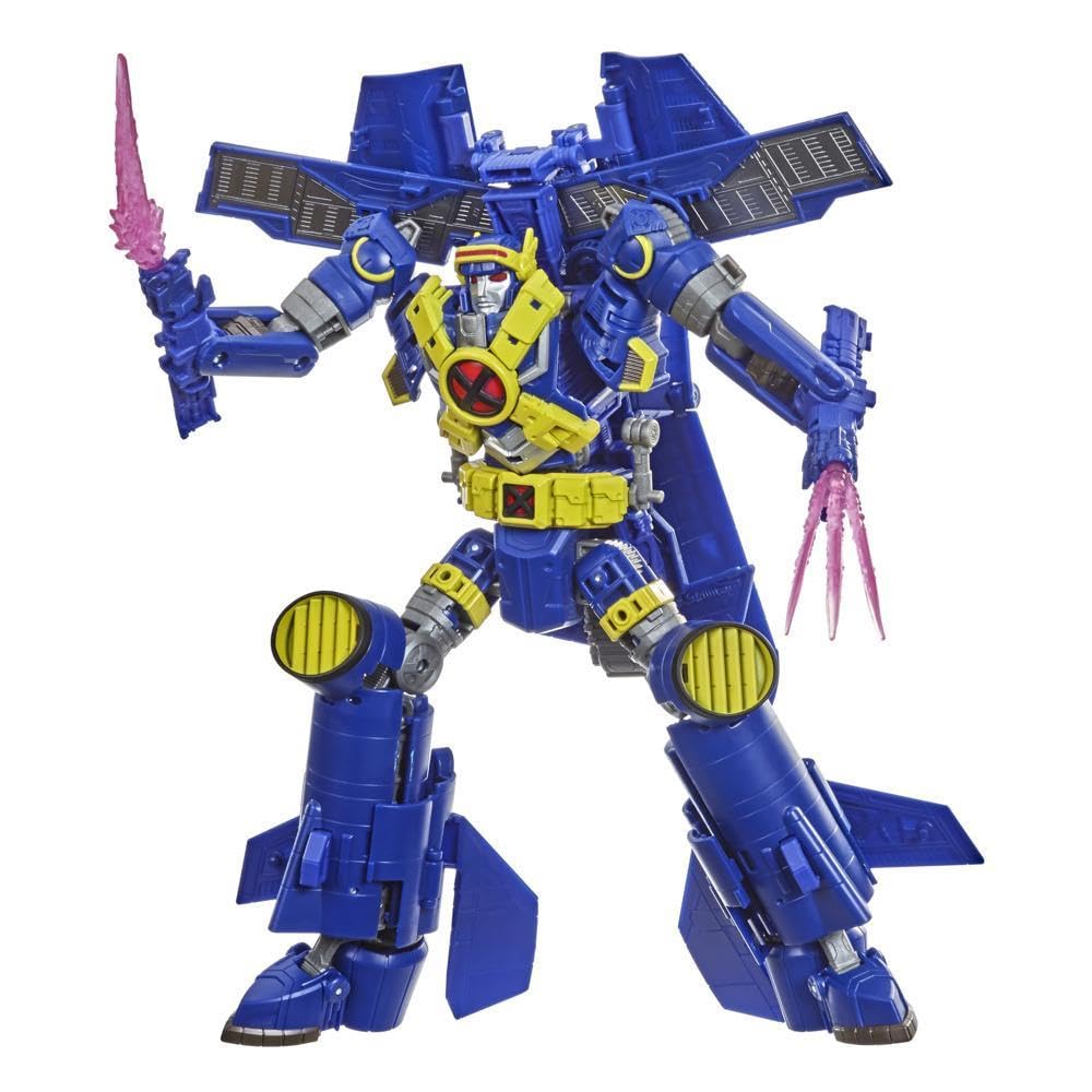 Transformers Ultimate X-Spanse robot mode with X-Men mash-up for imaginative play.