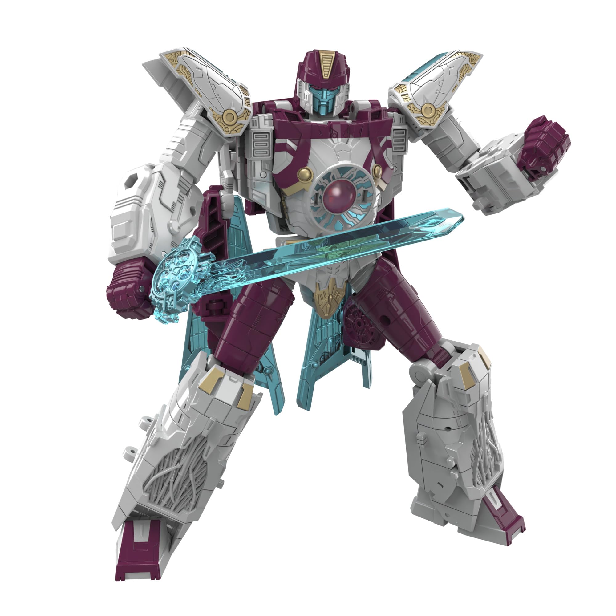 Transformers Vector Prime sword accessory for dynamic action poses.