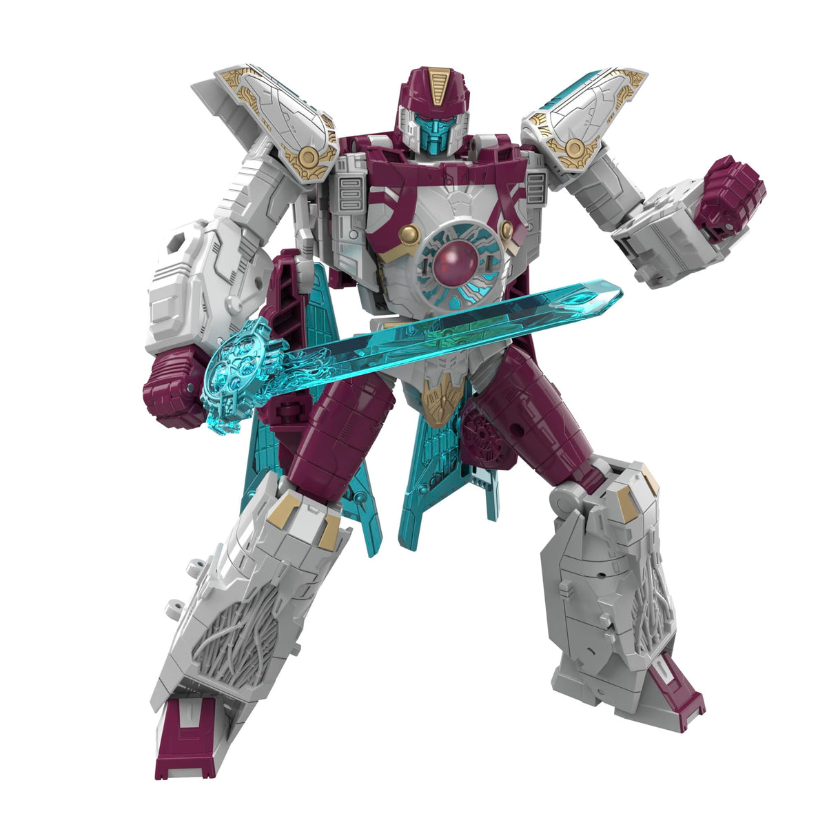 Transformers Vector Prime sword accessory for dynamic action poses.
