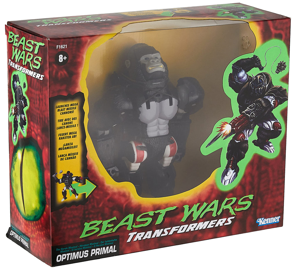 Optimus Primal on-pack tech specs for reference and collector insight