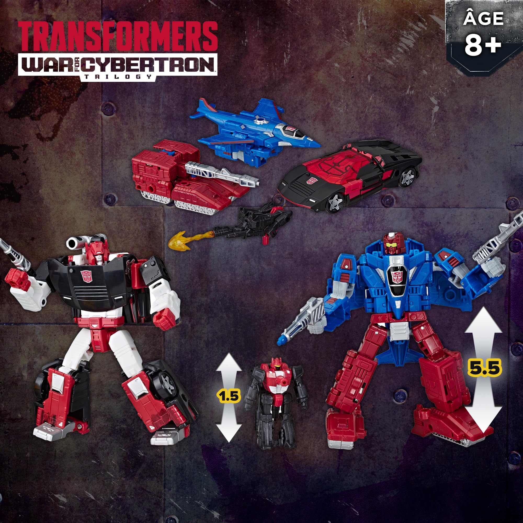Figures are highly articulated for expressive poses and play.
