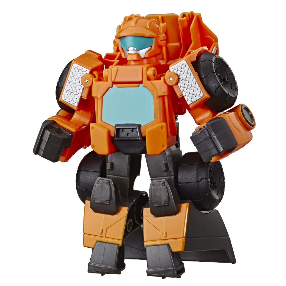 Transformers Wedge construction-bot robot mode for imaginative rescue play