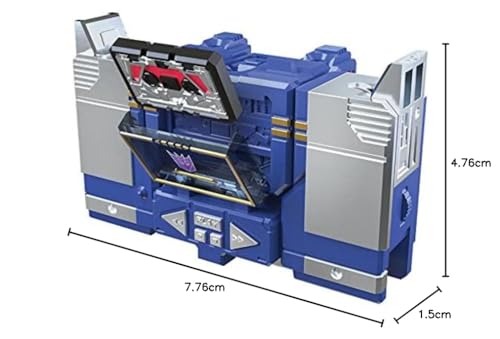 Transformers WFC-K21 Soundwave compact collection fits with larger figures.