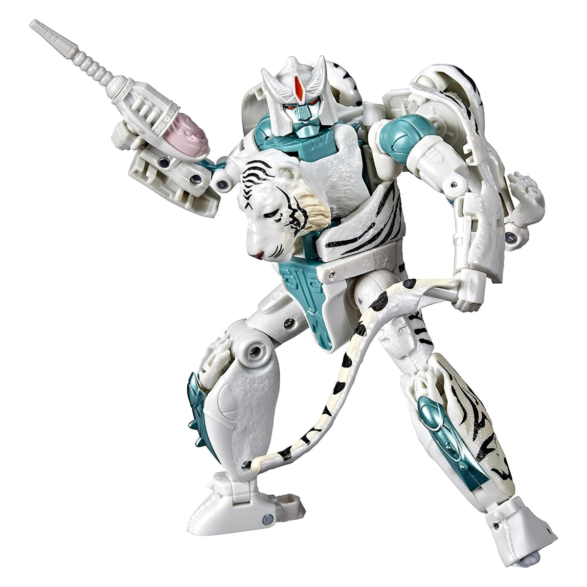 Transformers WFC-K35 Tigatron beast mode, detailed tiger fur texture, ideal for display and imaginative play