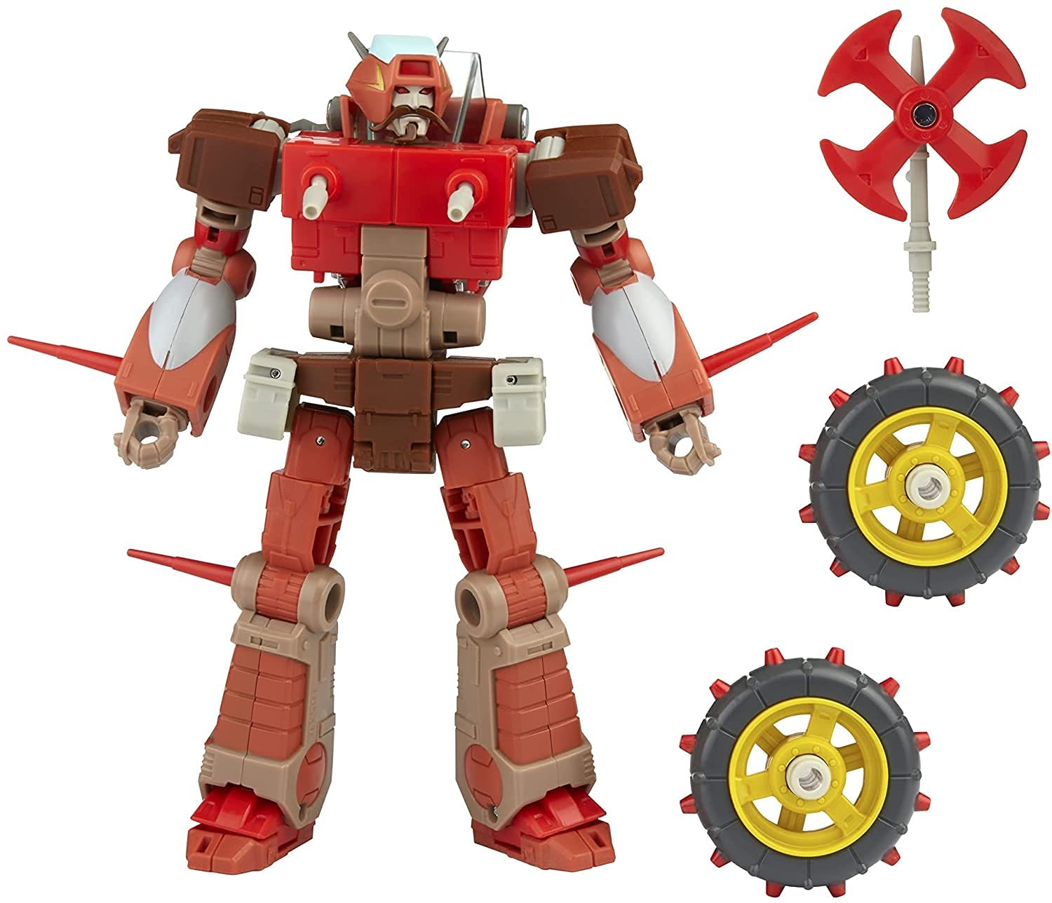 Transformers Wreck-Gar in robot mode with movie-inspired deco for display