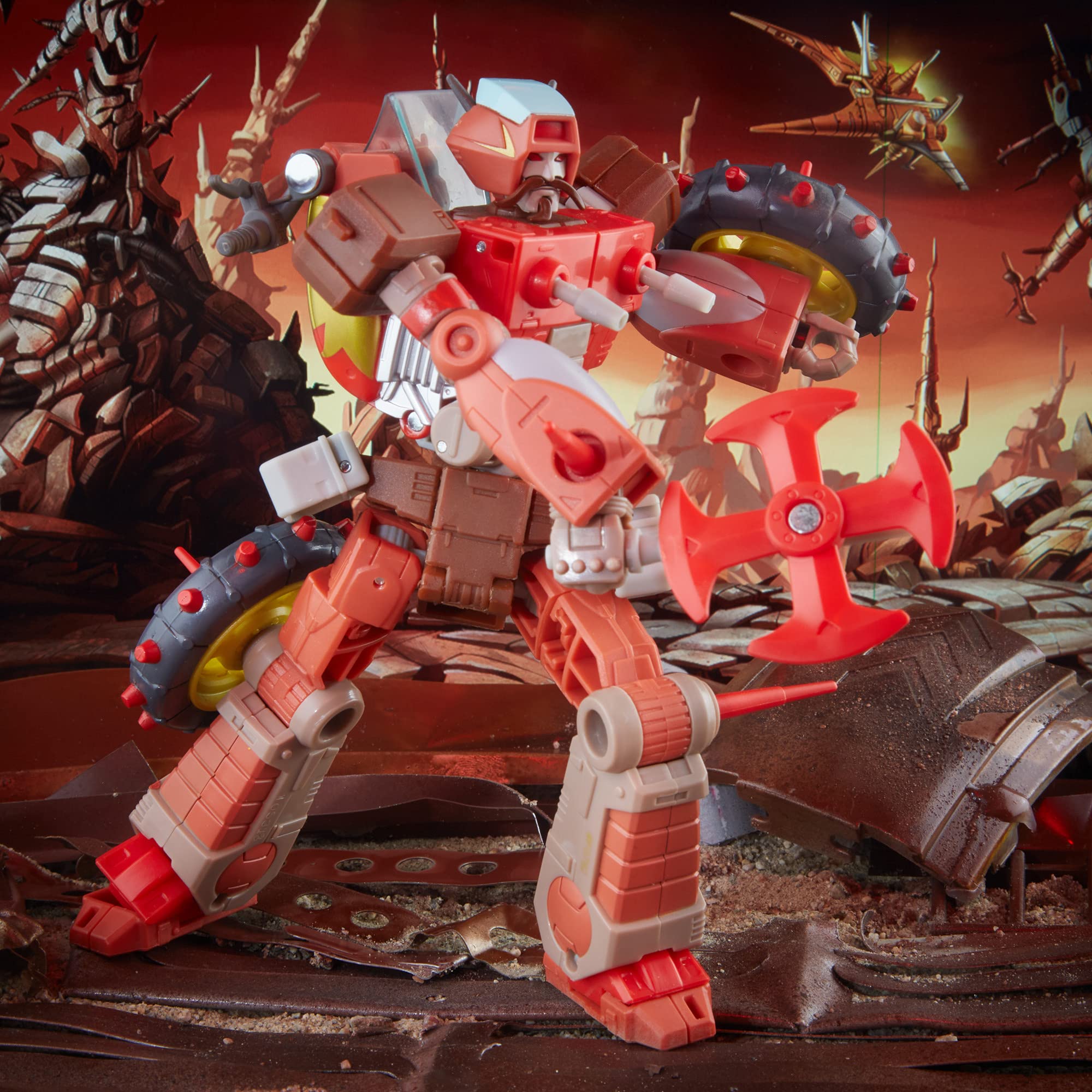 6.5-inch Voyager Wreck-Gar figure shown in display-ready size