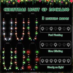 Traplace snowman light necklace adds playful family gathering charm.