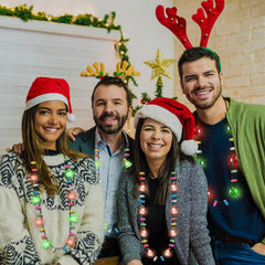 Traplace light up necklaces made from safe, lightweight plastic for comfortable wear.