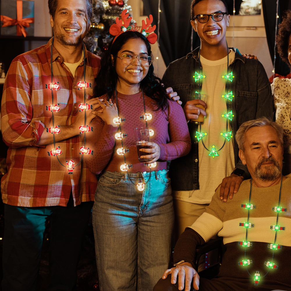 Traplace three-mode LED necklace with versatile lighting options