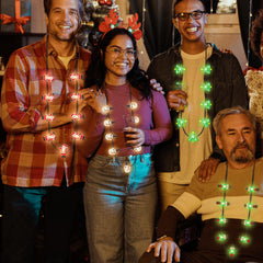 Traplace three-mode LED necklace with versatile lighting options