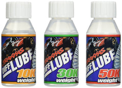 Traxxas differential oil kit weights 10k, 30k, 50k for tunable locking action on sealed differentials