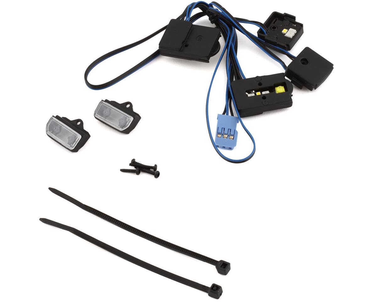 Traxxas LED Light Set Bronco front view for realistic night runs.