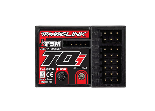 Traxxas TQI receiver 5CH with telemetry for authentic performance and control.