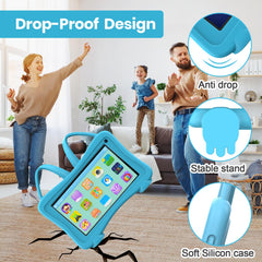 Trayoo durable kid-friendly case protects against bumps and drops during learning.