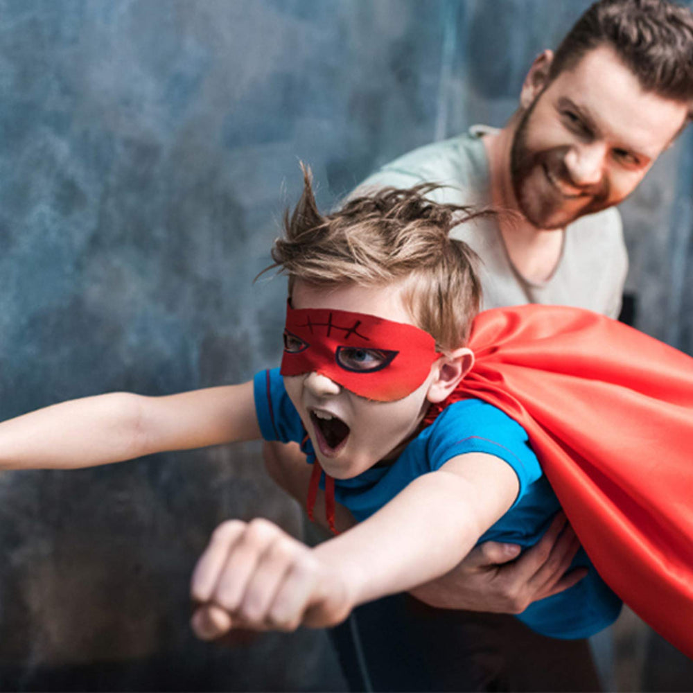 Treasure Store felt masks add colorful detail for heroic costumes.