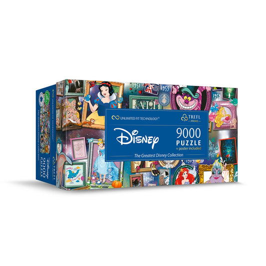 Trefl Disney Prime UF 9000 Elements puzzle box with improved packaging for safe transit