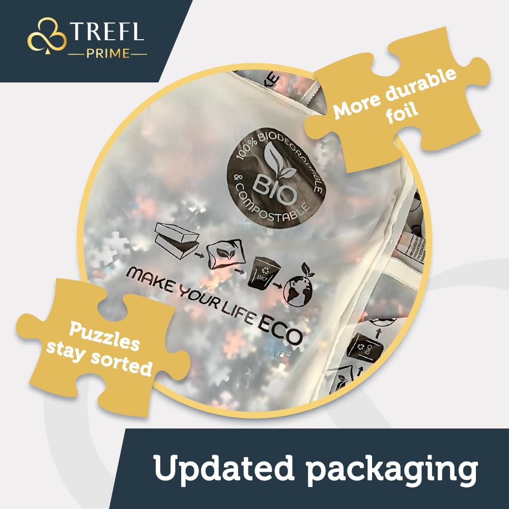 Trefl Prime thick cardboard and durable packaging protect pieces during transit