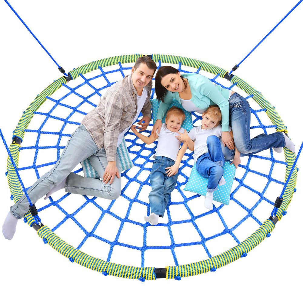 Trekassy 60-inch saucer swing assembly on steel frame for easy setup