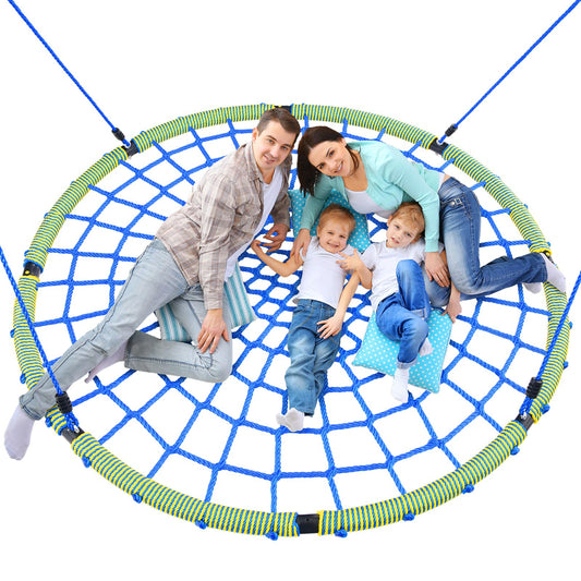 Trekassy 60-inch saucer swing assembly on steel frame for easy setup