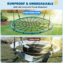 Trekassy braided rope and PE webbing offer sturdy comfort
