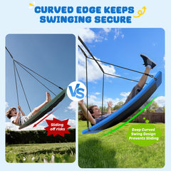 Trekassy Skycurve two-tree straps ensure stable, safe setup