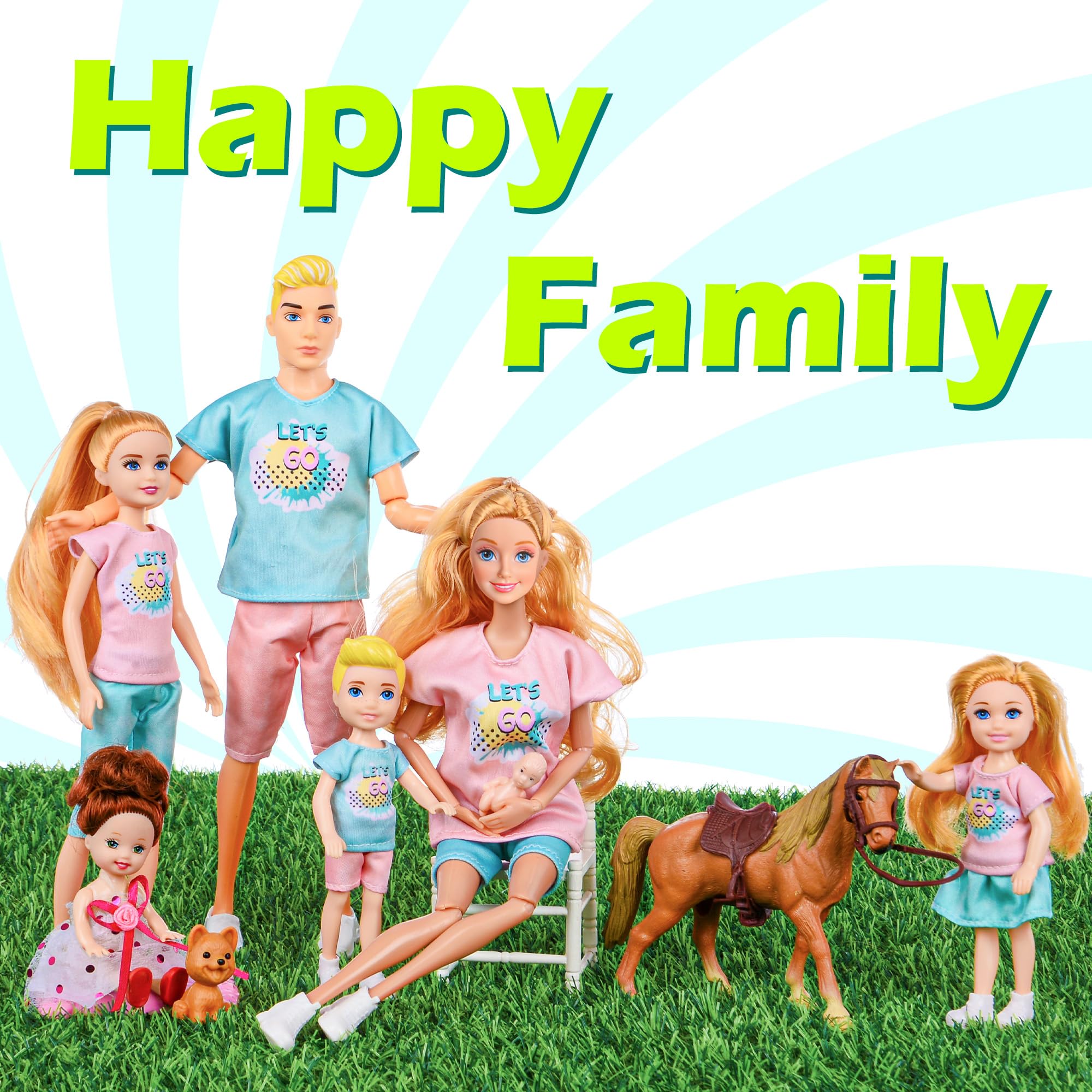 TREKFOX daughters-dolls set for creative role-play scenarios