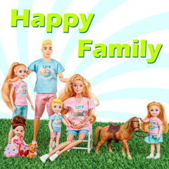 TREKFOX daughters-dolls set for creative role-play scenarios