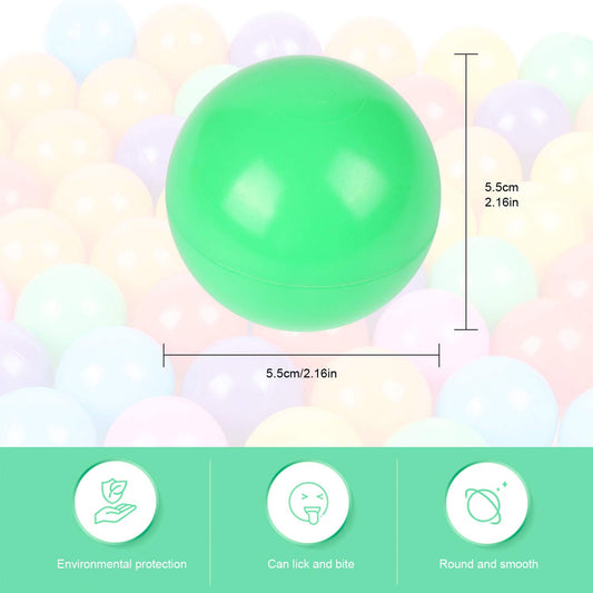 TRENDBOX ball pit balls 2.2-inch toddler size for easy grasp
