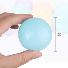 TRENDBOX baby ball pit filling with soft, easy-grip balls.