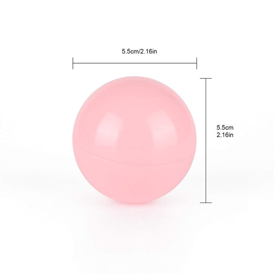 TrendBox pink and white ball pit balls in a colorful display