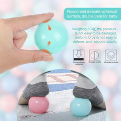 Trendbox colorful balls aid color recognition during active play.
