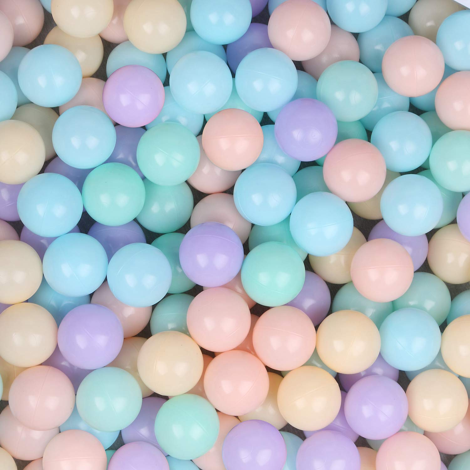 TRENDBOX macaron ocean ball 5-color mix for safe colorful ball pit play.