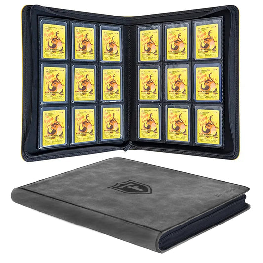 Trendiphy top loader binder closed with 9 pockets for compact, organized card storage.