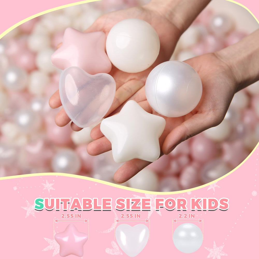TRENDPLAY round pit balls providing safe, tactile play for kids