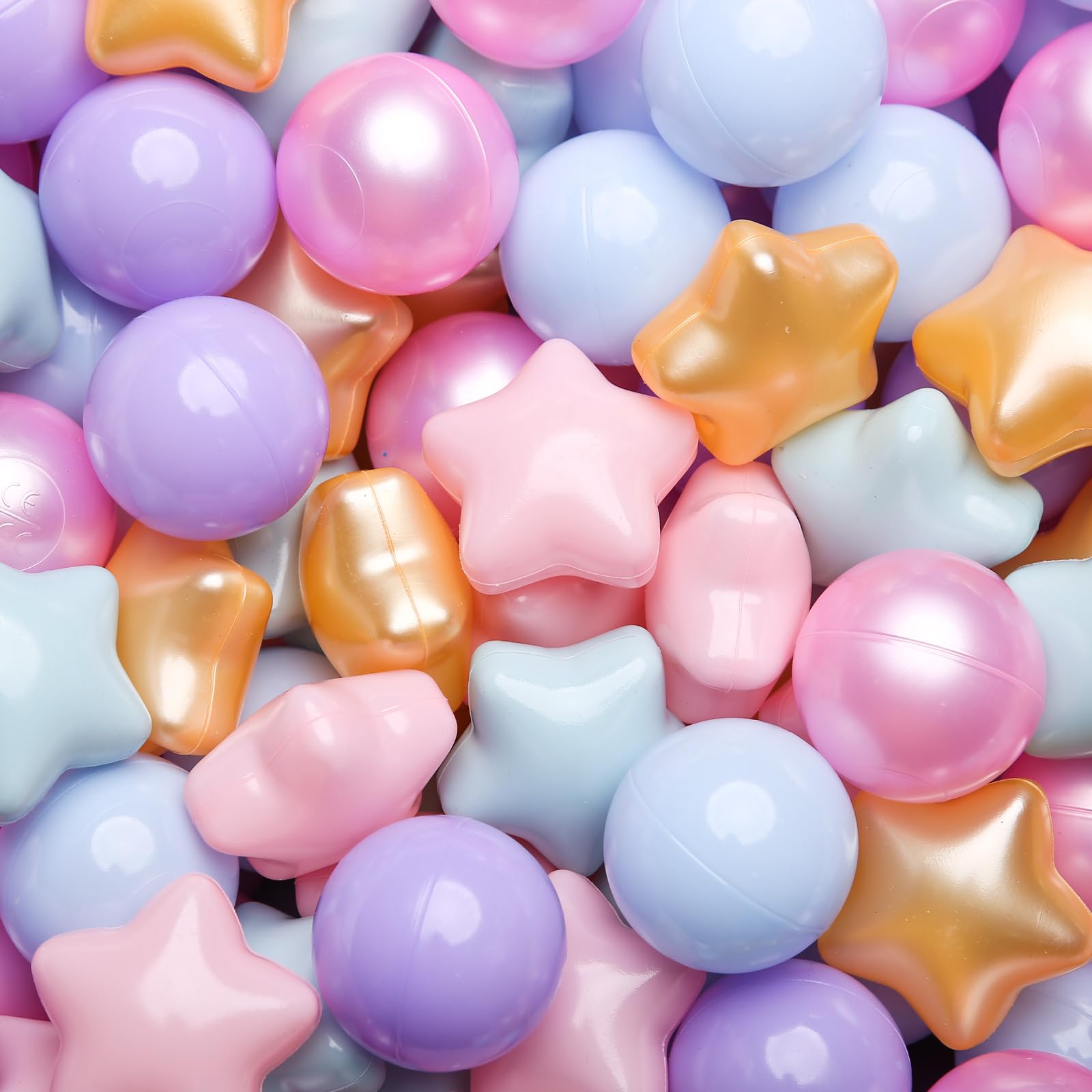 TRENDPLAY star pit balls 100-pack in vibrant colors for safe play