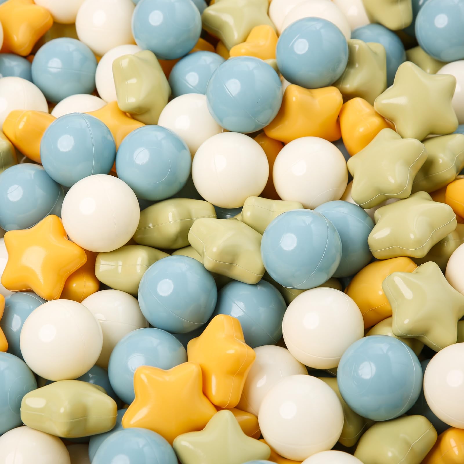 TRENDPLAY star ball pit balls in yellow stars for engaging toddler play