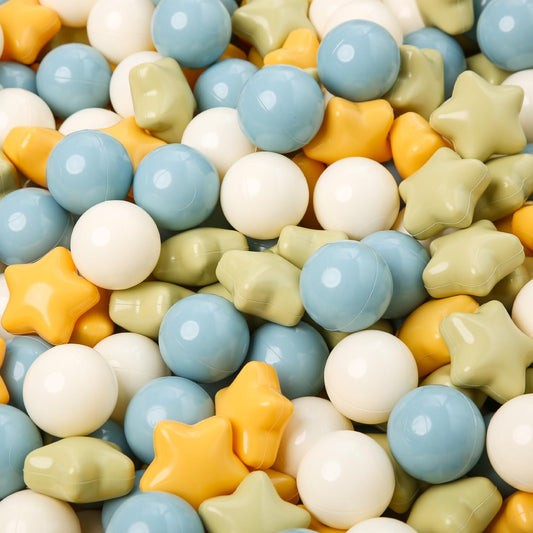 TRENDPLAY star ball pit balls in yellow stars for engaging toddler play