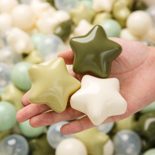TrendPlay star ball pit ball green on display ideal for party decor and playful learning