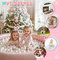 TrendPlay Star Ball Pit Balls include a storage bag for easy cleanup.