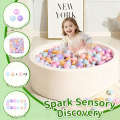 TRENDPLAY star-shape balls encourage imaginative play during pit time